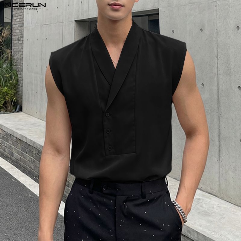 Summer Clothing Colors 2026 - INCERUN Camisetas sin mangas para hombre,