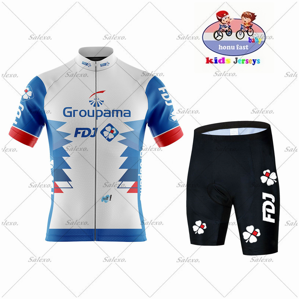 Summer Clothing Kids Sale - Conjunto de Jersey de Ciclismo FDJ