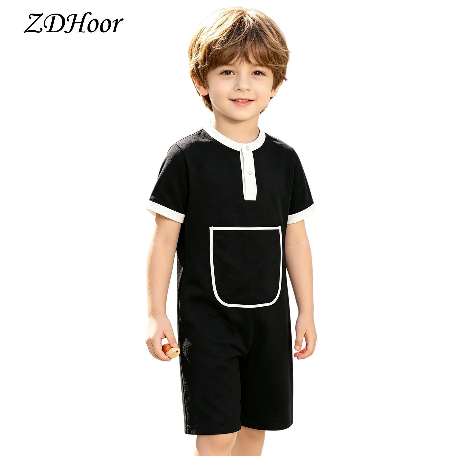Summer Clothing Needs - Mono con botones para niños y