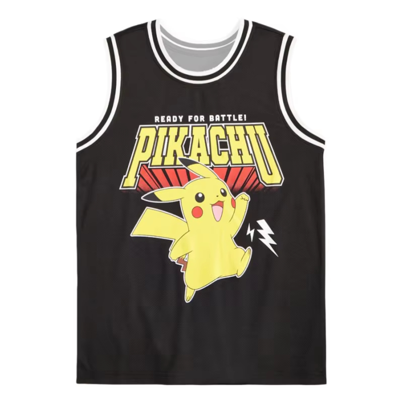 Summer Clothing Kids Sale - Camiseta de Baloncesto Potdemiel Pokemon Pikachu
