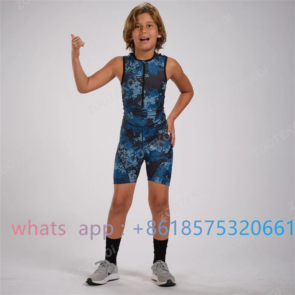 Summer Clothing Kids Sale - Zootekoi-mono sin mangas Universal para triatlón,