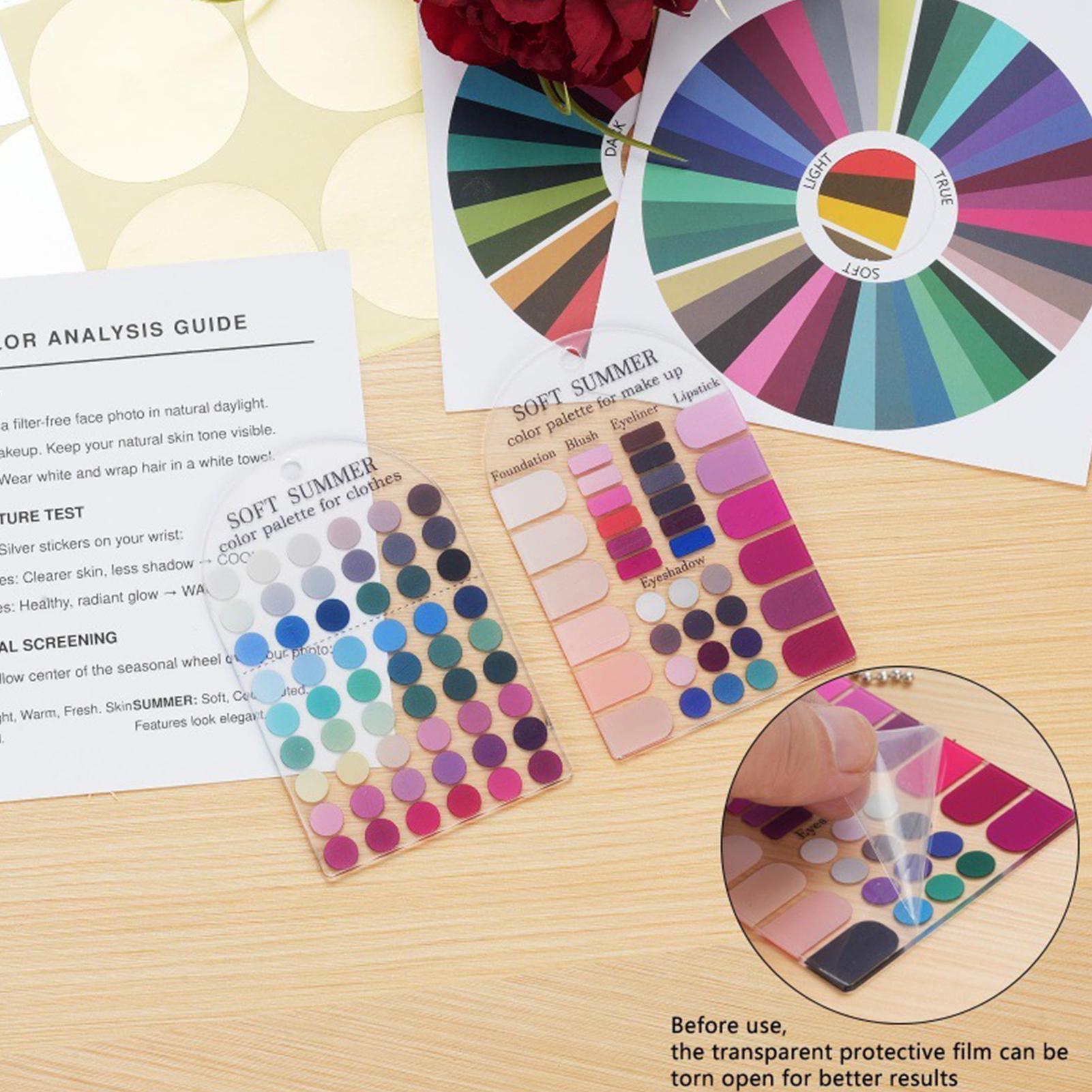 Summer Clothing Color Palette - 2 tarjetas de paleta de colores