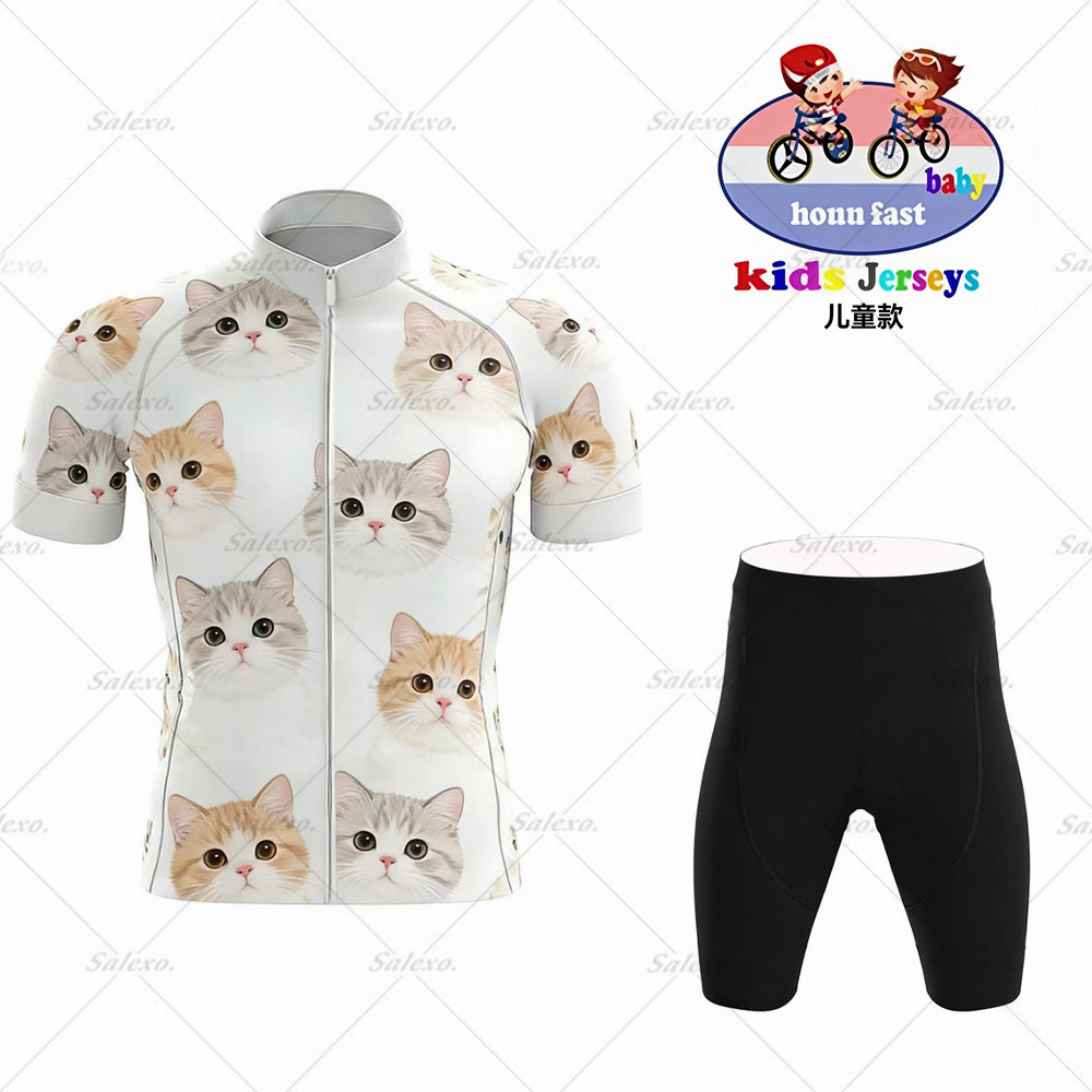 Conjunto de Jersey de Ciclismo - Summer Clothing Kids Sale reseña y precio