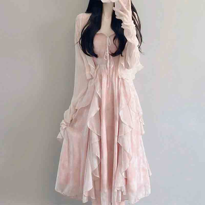 Conjunto de Vestido con tirant - Summer Clothing Aesthetic reseña y precio