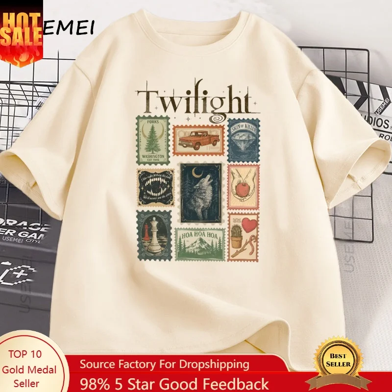 Camiseta Vintage Twilight Fork - Summer Clothing Aesthetic reseña y precio