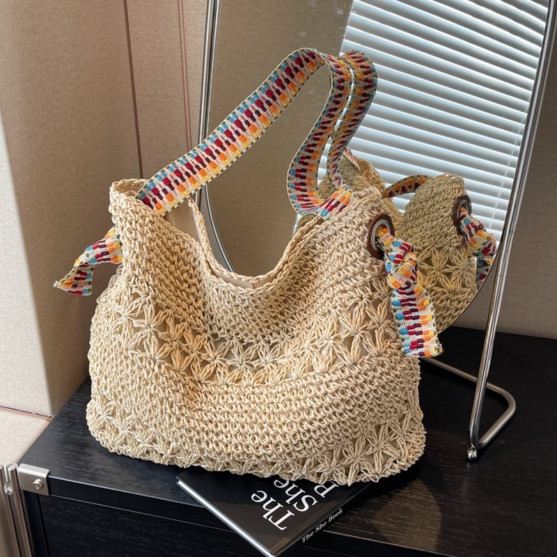 Bolso de Paja Tejido para Muje - Beach Bag Straw reseña y precio