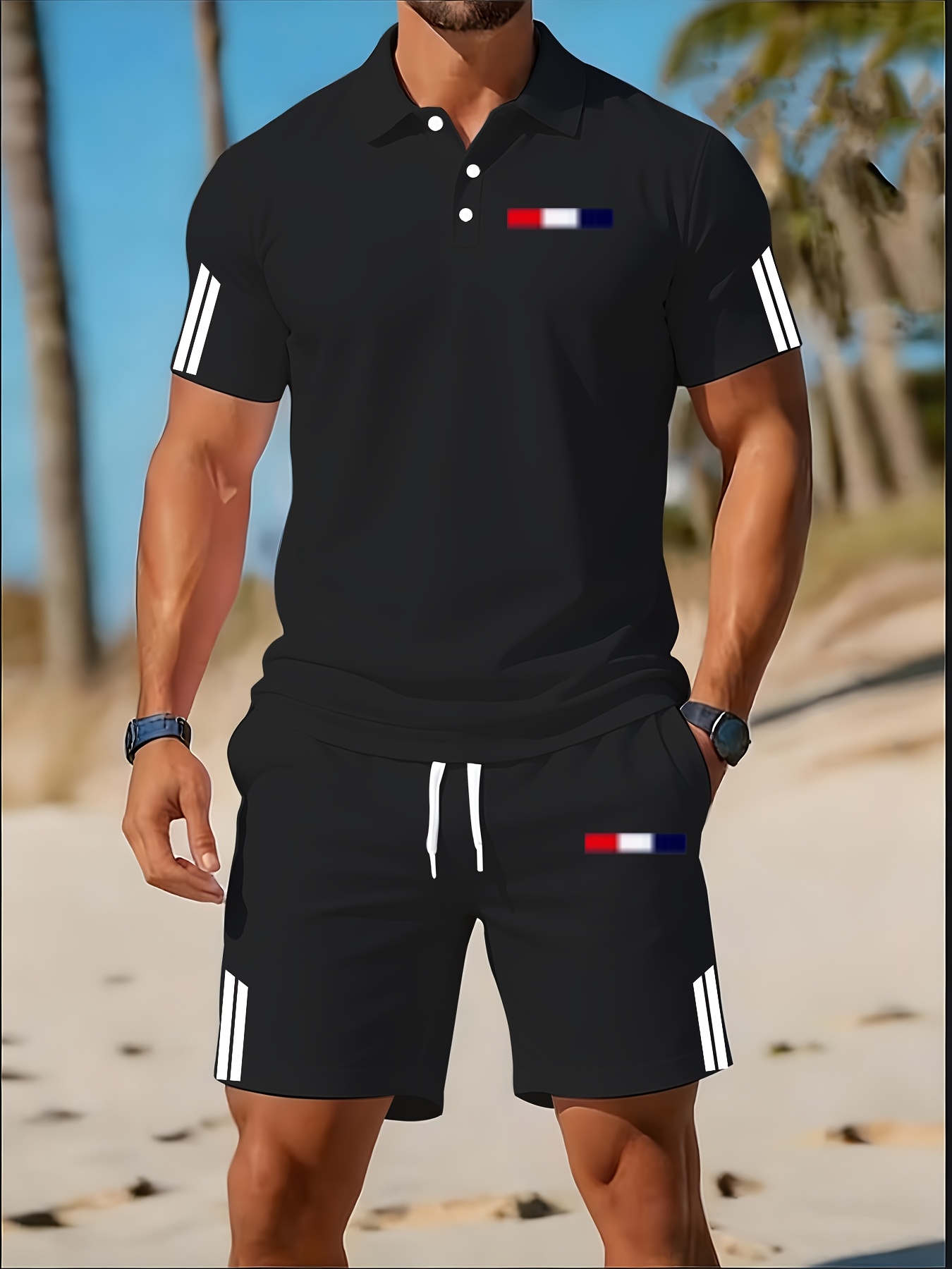 Conjunto de Polo para Hombre V - Summer Clothing Design reseña y precio