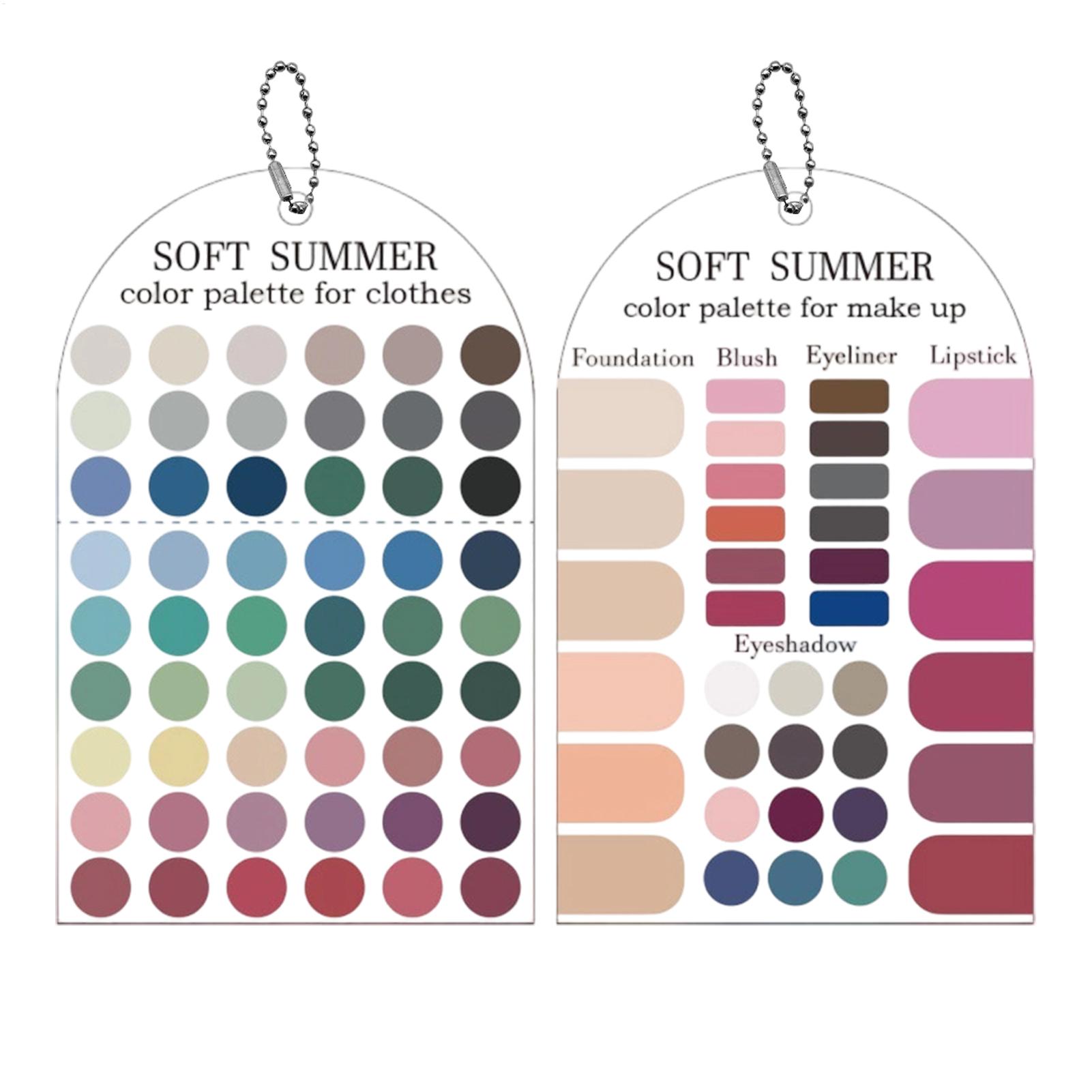2 piezas de paleta de colores  - Summer Clothing Color Palette reseña y precio