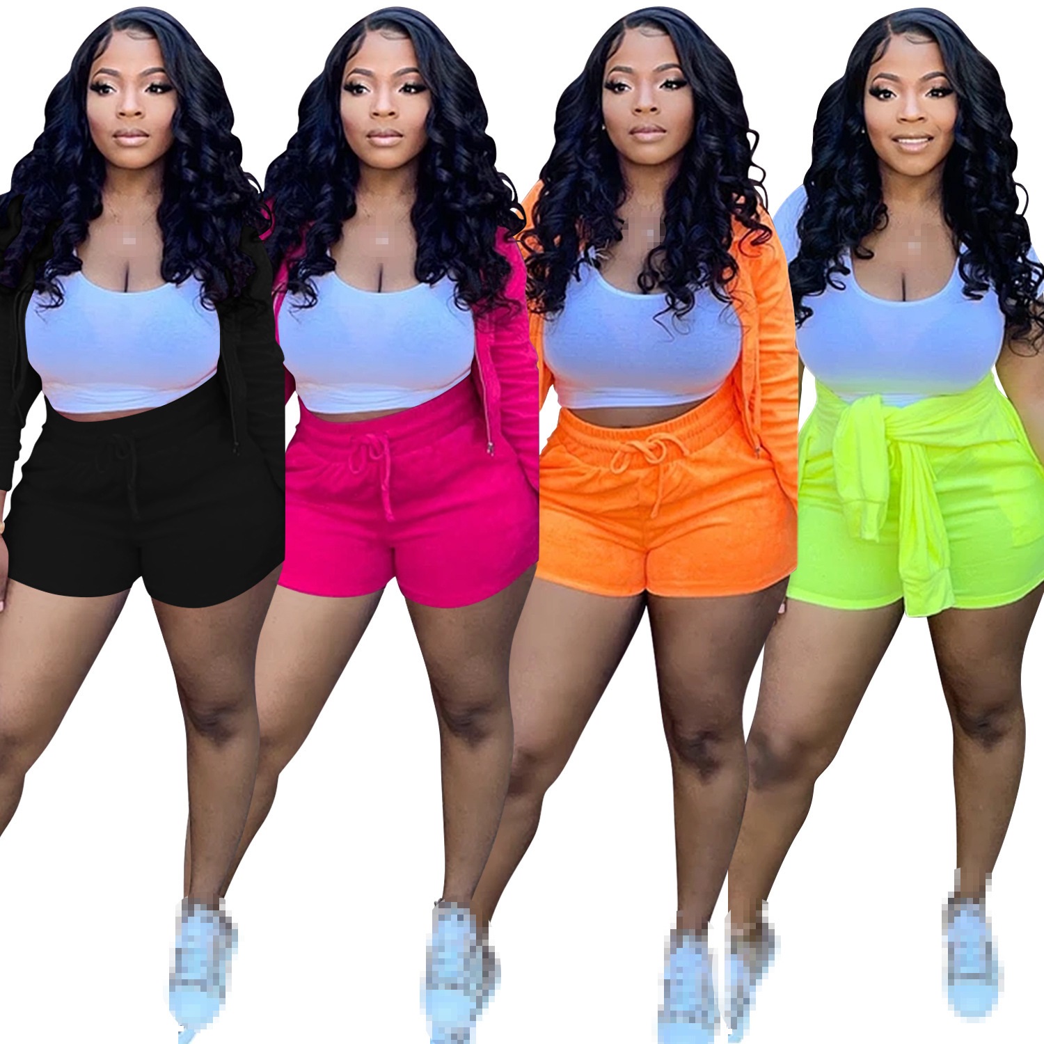 Conjunto de pantalones cortos  - Summer Clothing Wholesale reseña y precio