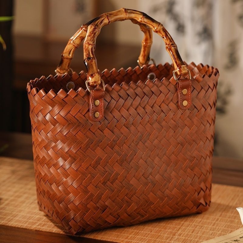 Bolso de Mano Hecho a Mano, Bo - Beach Bag Straw reseña y precio