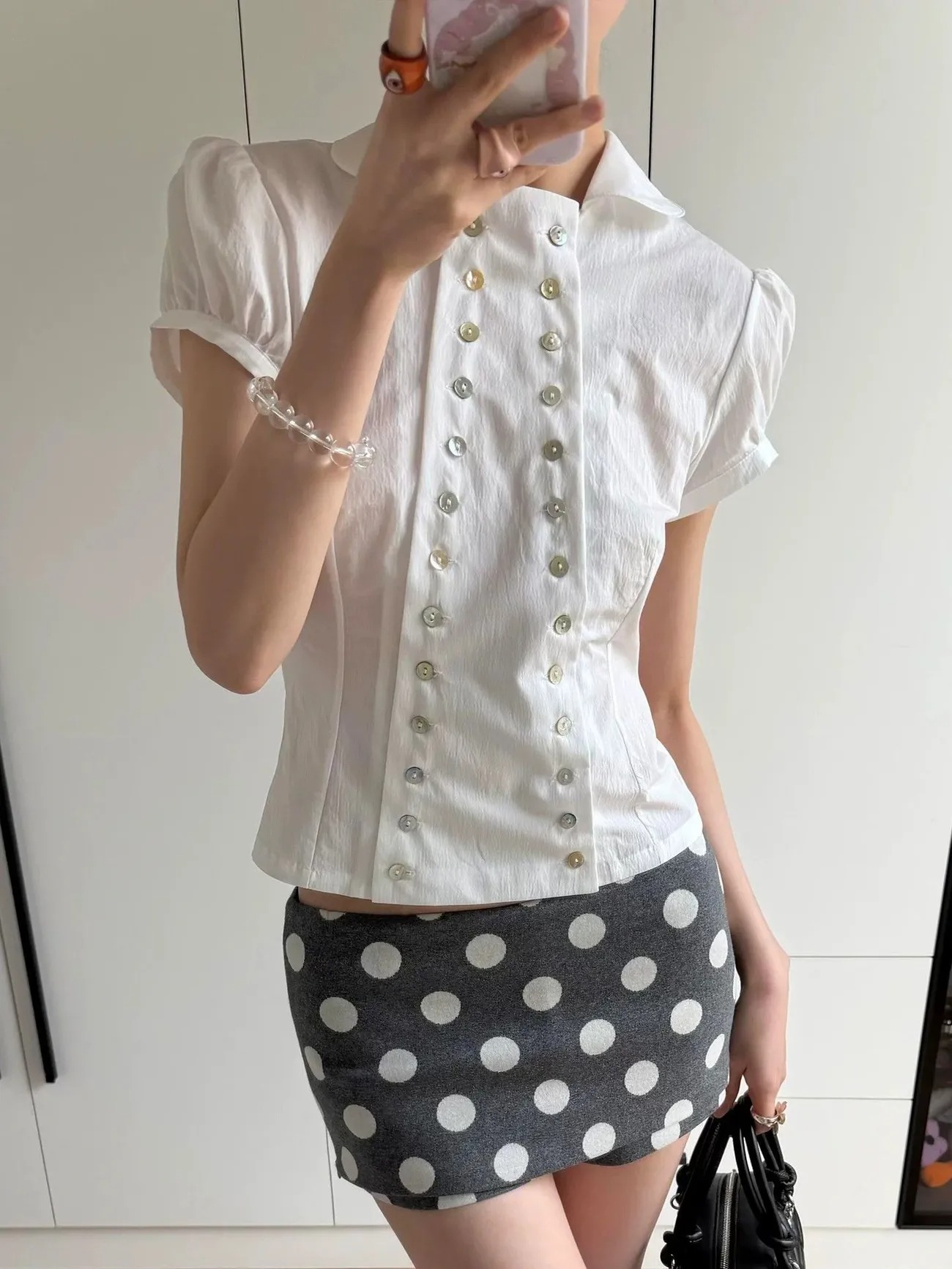 Blusa con Cuello Peter Pan, Es - Summer Clothing Aesthetic reseña y precio
