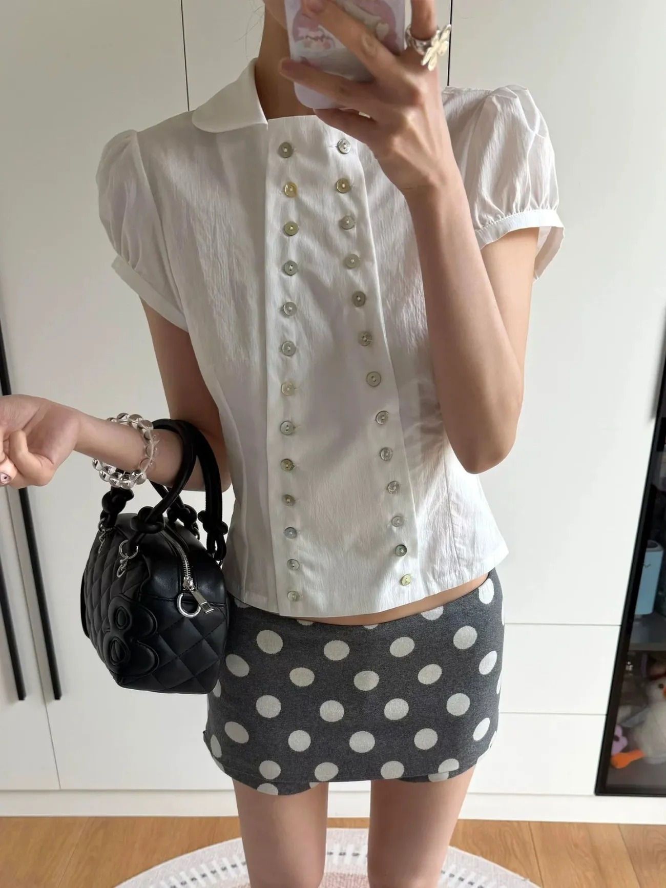 Blusa con Cuello Peter Pan, Es - Summer Clothing Aesthetic reseña y precio