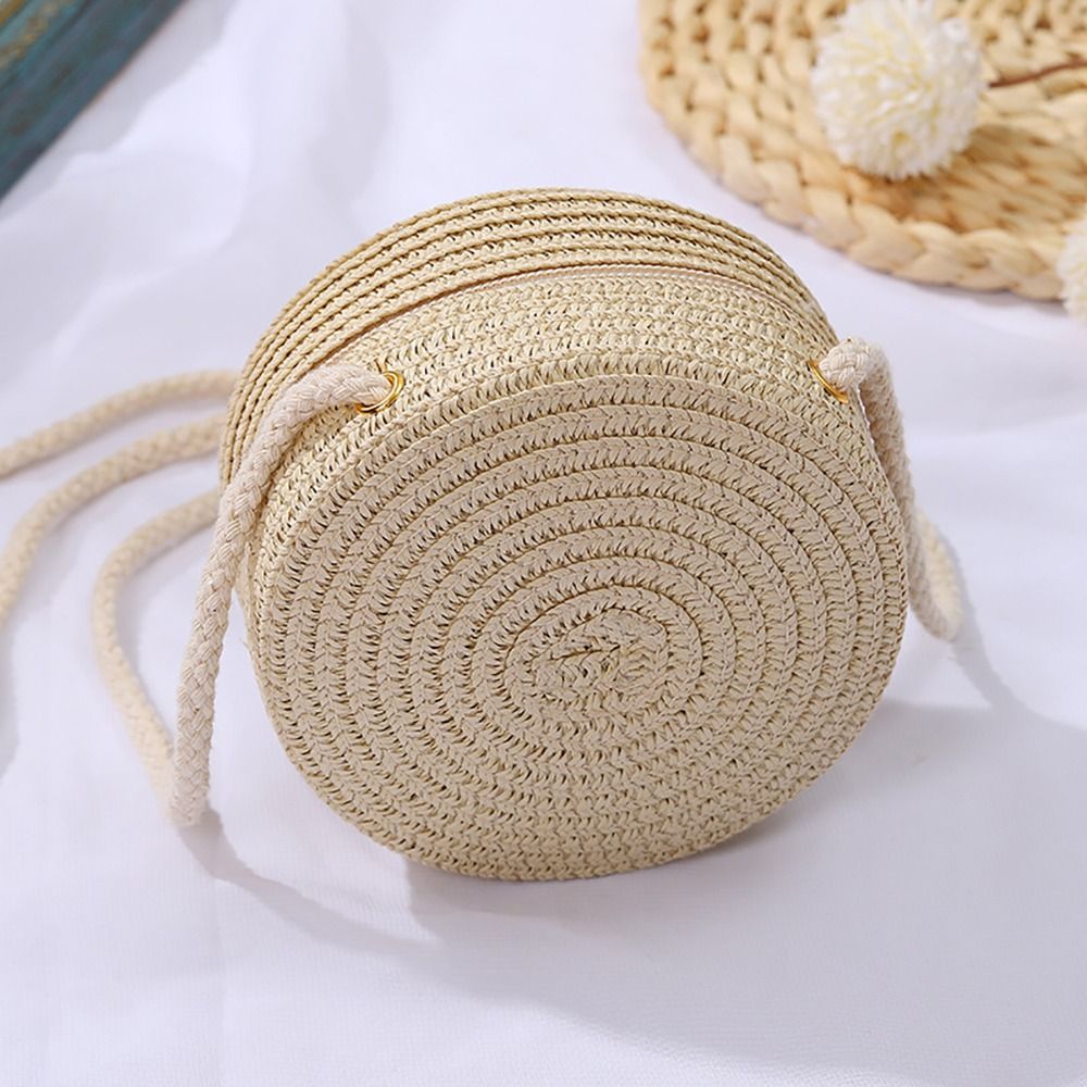 Bolso de paja de moda, forma d - Beach Bag Straw reseña y precio