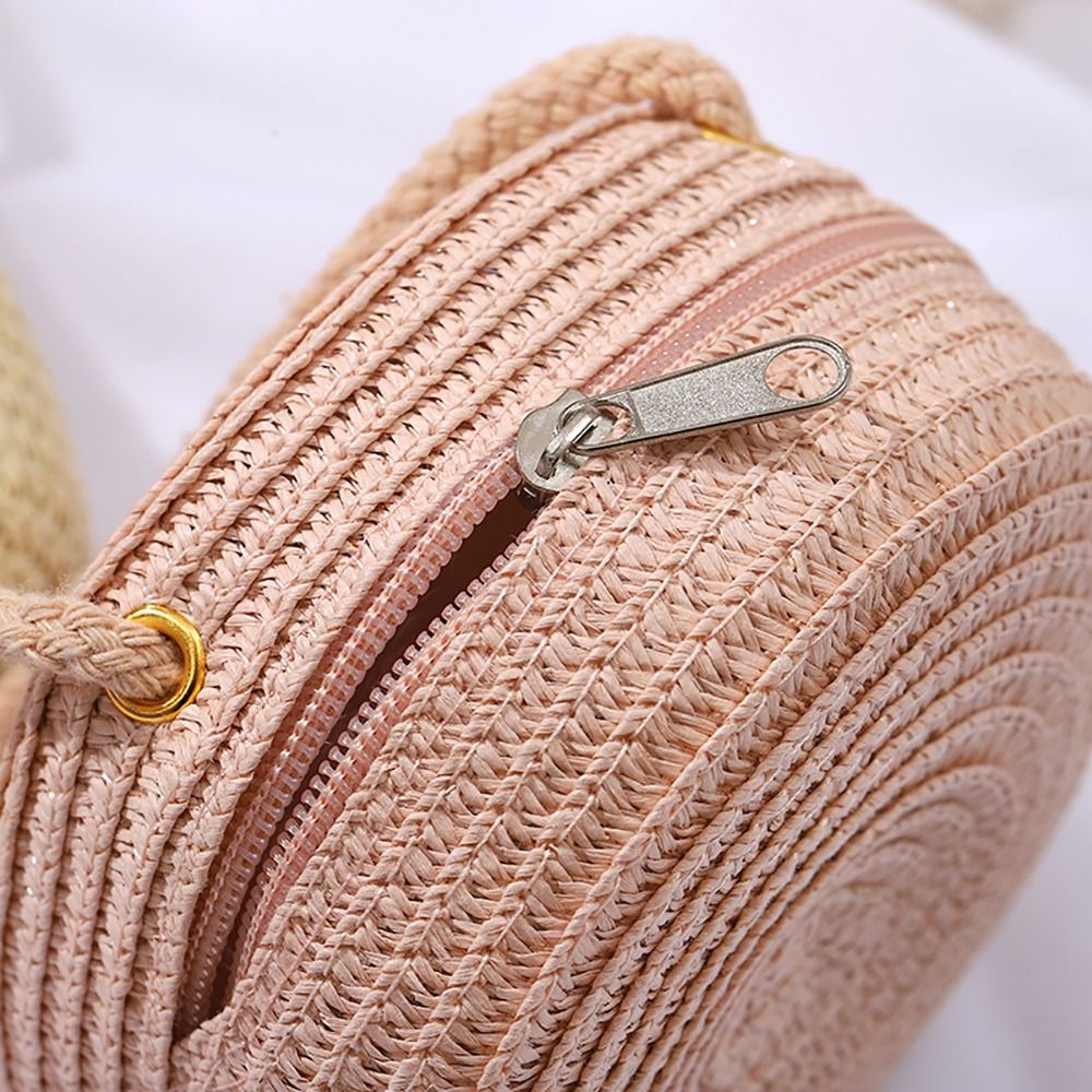 Bolso de paja de moda, forma d - Beach Bag Straw reseña y precio