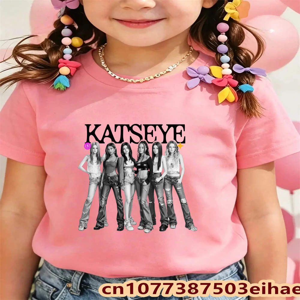 Camiseta KATSEYE, Camisetas Es - Summer Clothing Kids Sale reseña y precio