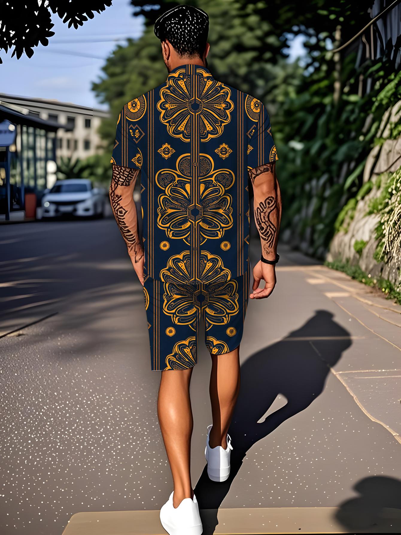 Conjuntos de Camisa para Hombr - Summer Clothing Sets reseña y precio