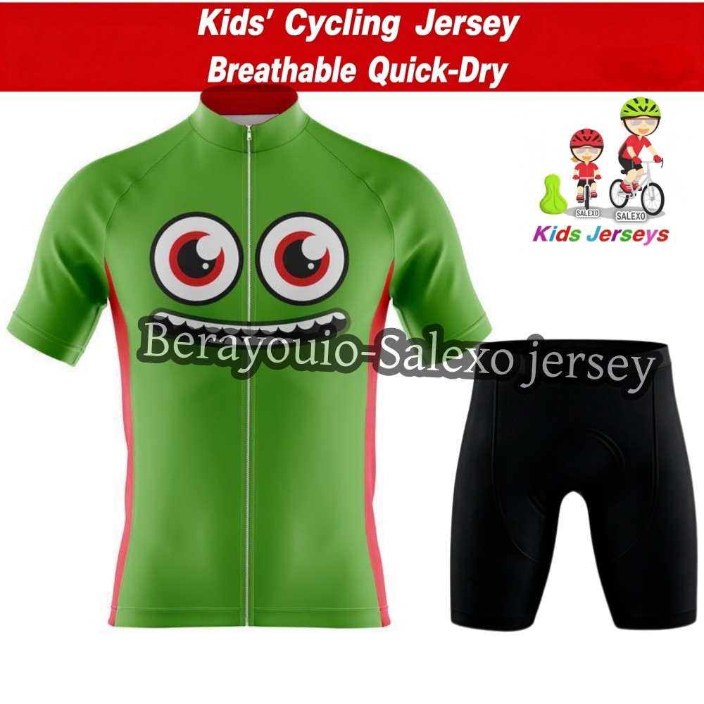 Conjunto de Jersey de Ciclismo - Summer Clothing Kids Sale reseña y precio
