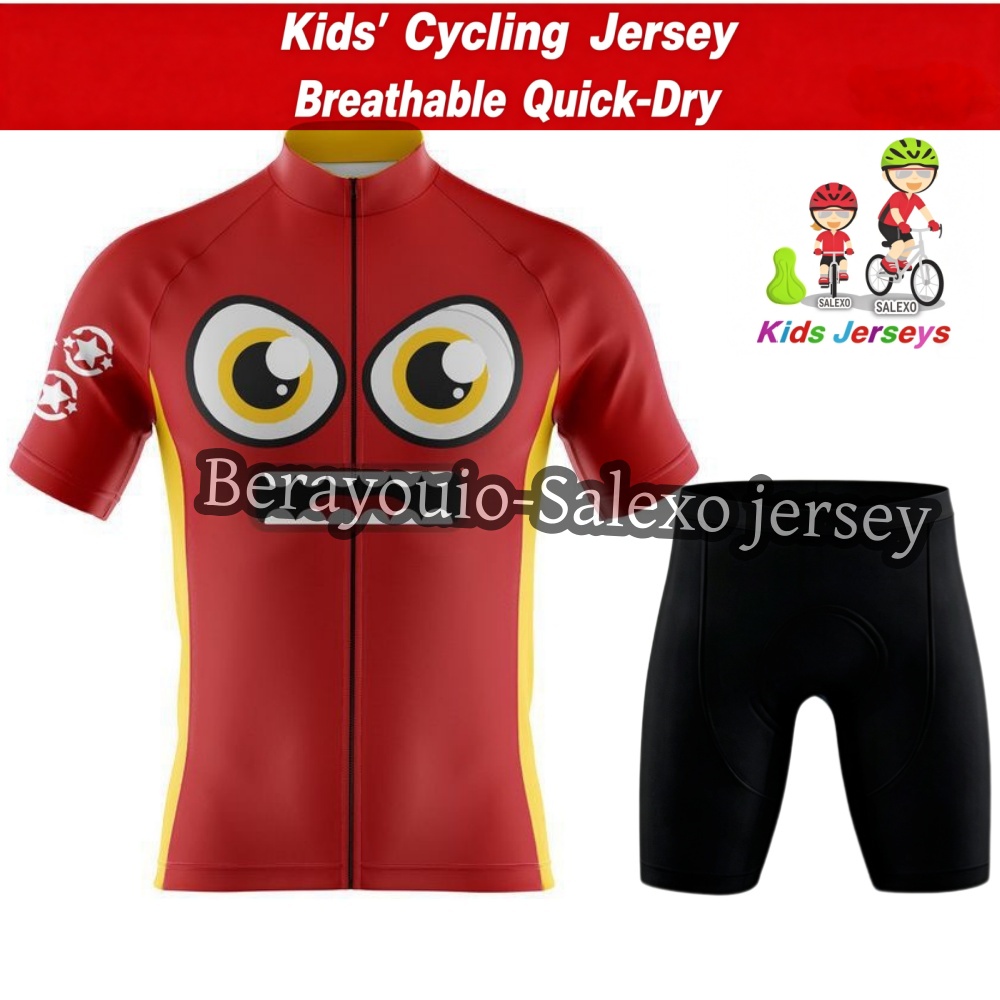 Conjunto de Jersey de Ciclismo - Summer Clothing Kids Sale reseña y precio