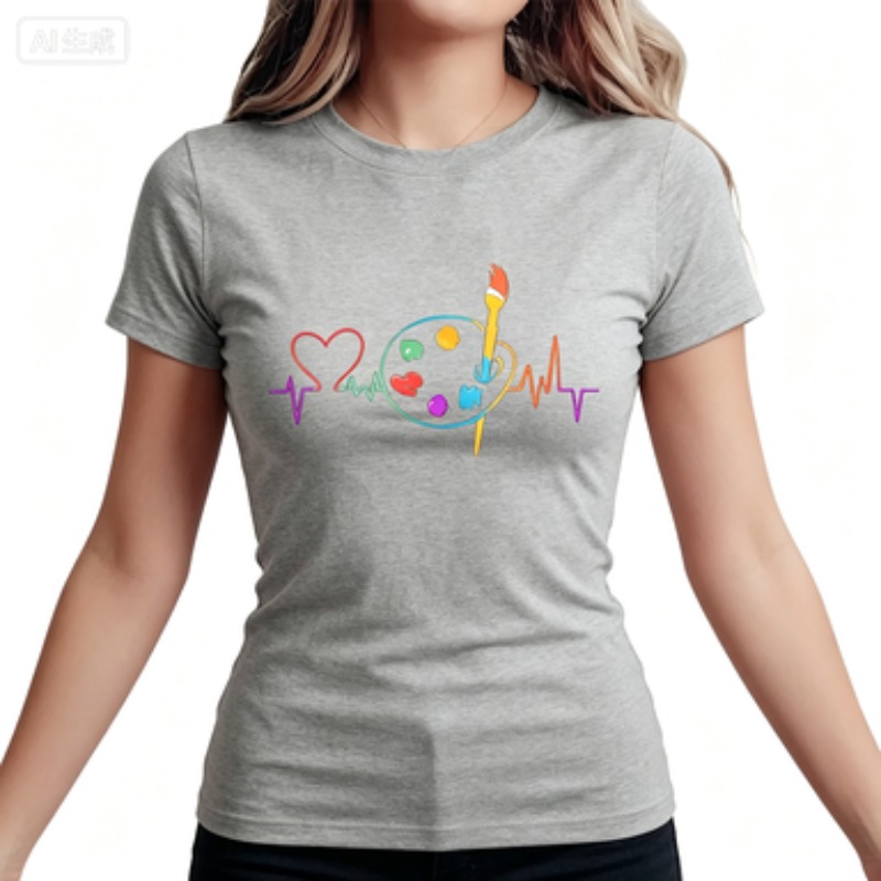 Camiseta Casual de Cuello Redo - Summer Clothing Color Palette reseña y precio