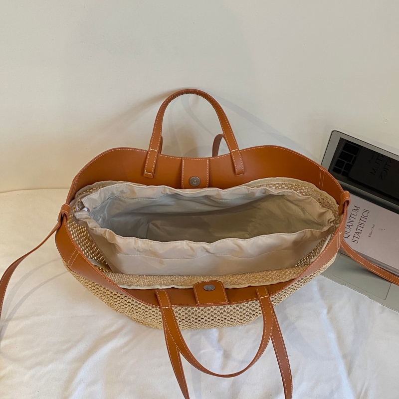 Bolsos de mano grandes de paja - Beach Bag Straw reseña y precio