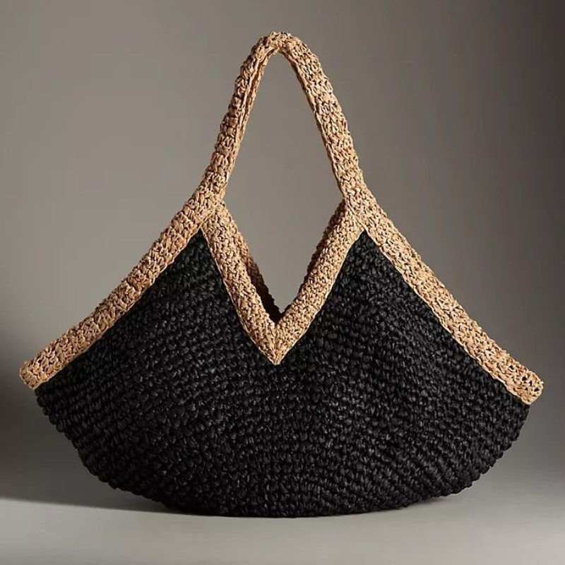 Bolso de Mano Tejido a Mano, N - Beach Bag Straw reseña y precio