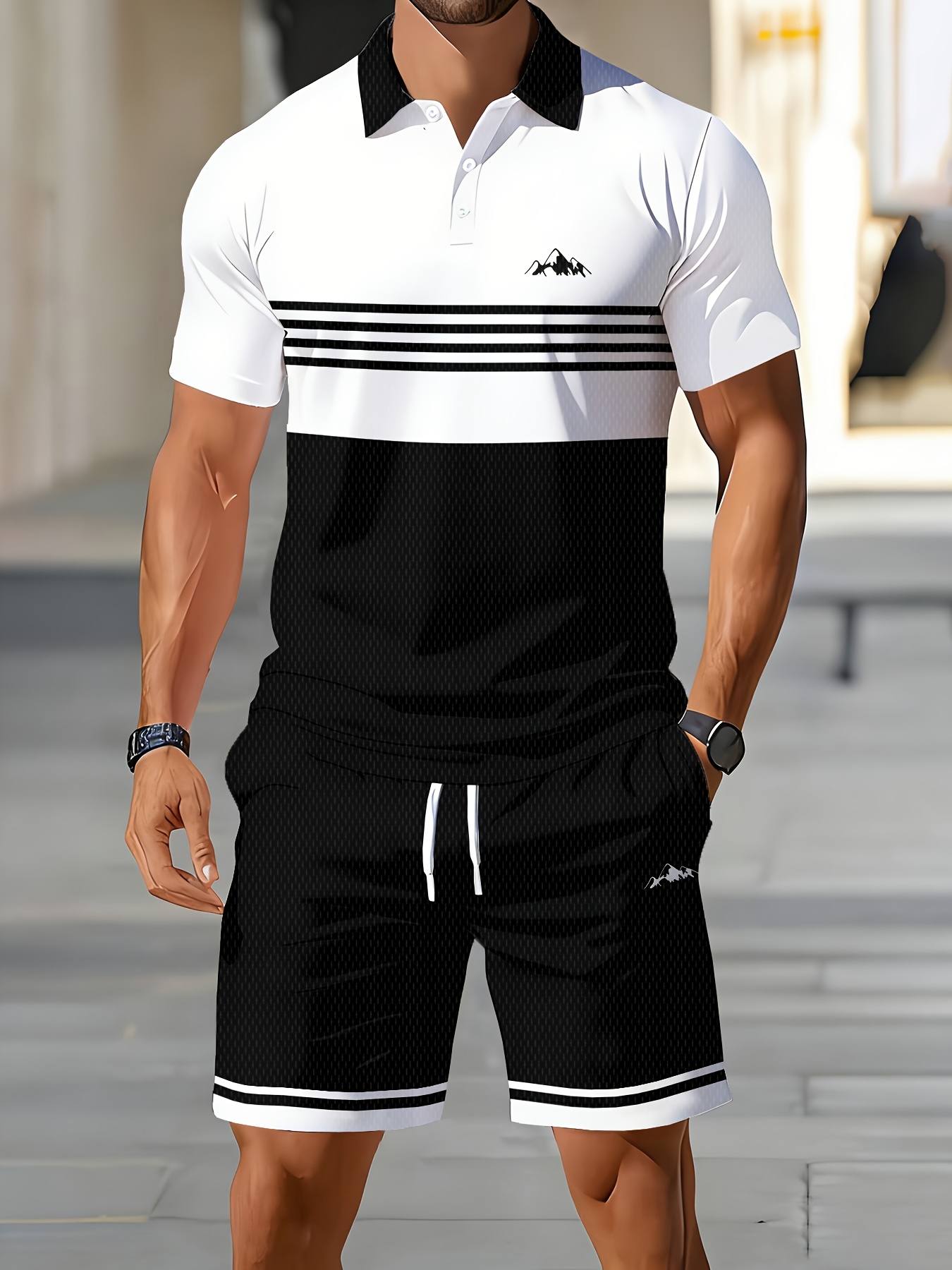 Conjunto de Polo para Hombre V - Summer Clothing Design reseña y precio