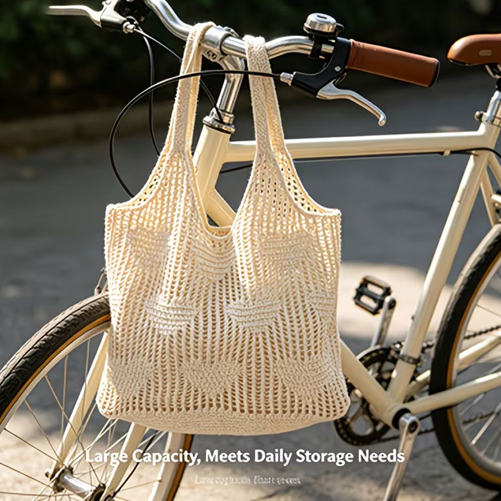 Bolso de Mano de Paja Tejido a - Beach Bag Straw reseña y precio